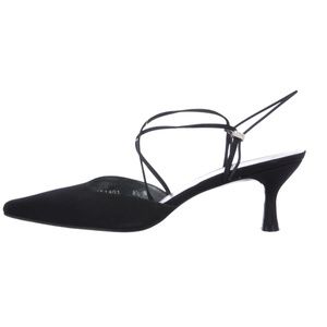 STUART WEITZMAN Canvas Slingback Pumps